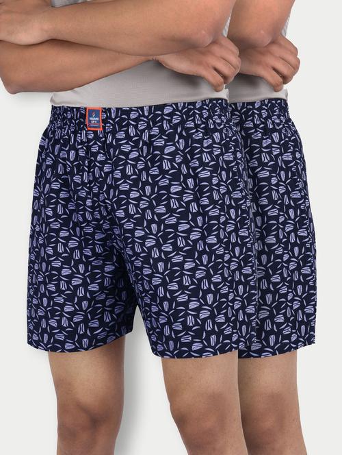pack of 2 printed mid rise boxers  - 21365121 -  Standard Image - 0