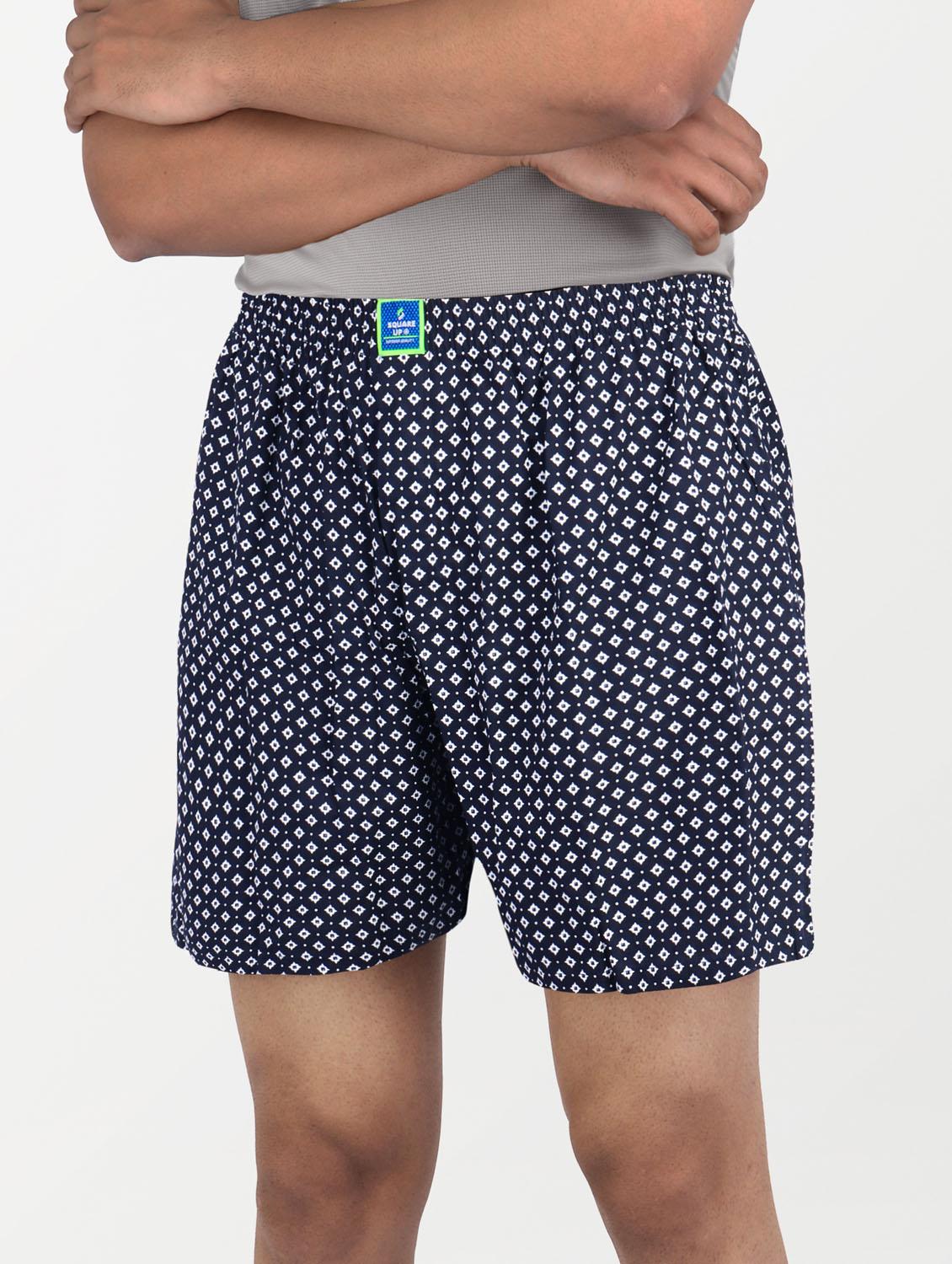 men's printed mid rise boxers - 21365130 - Zoom Image - 0