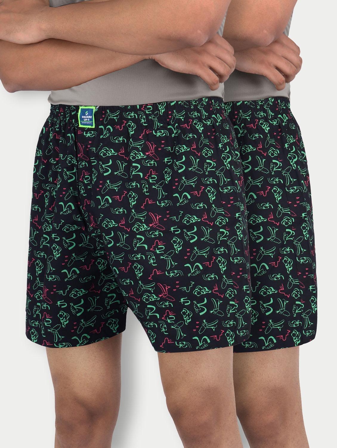 pack of 2 printed mid rise boxers - 21365169 - Zoom Image - 0