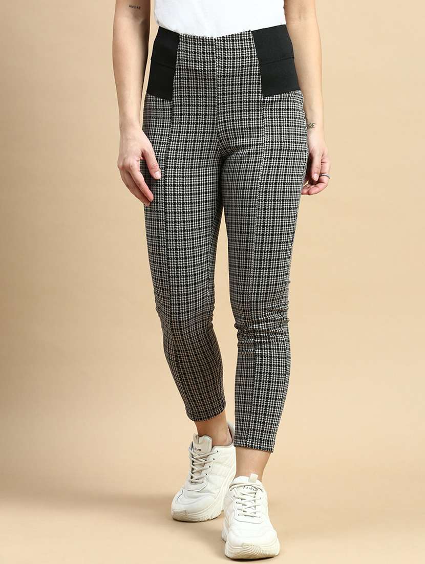 women high rise printed jeggings - 21365264 -  Zoom Image - 0