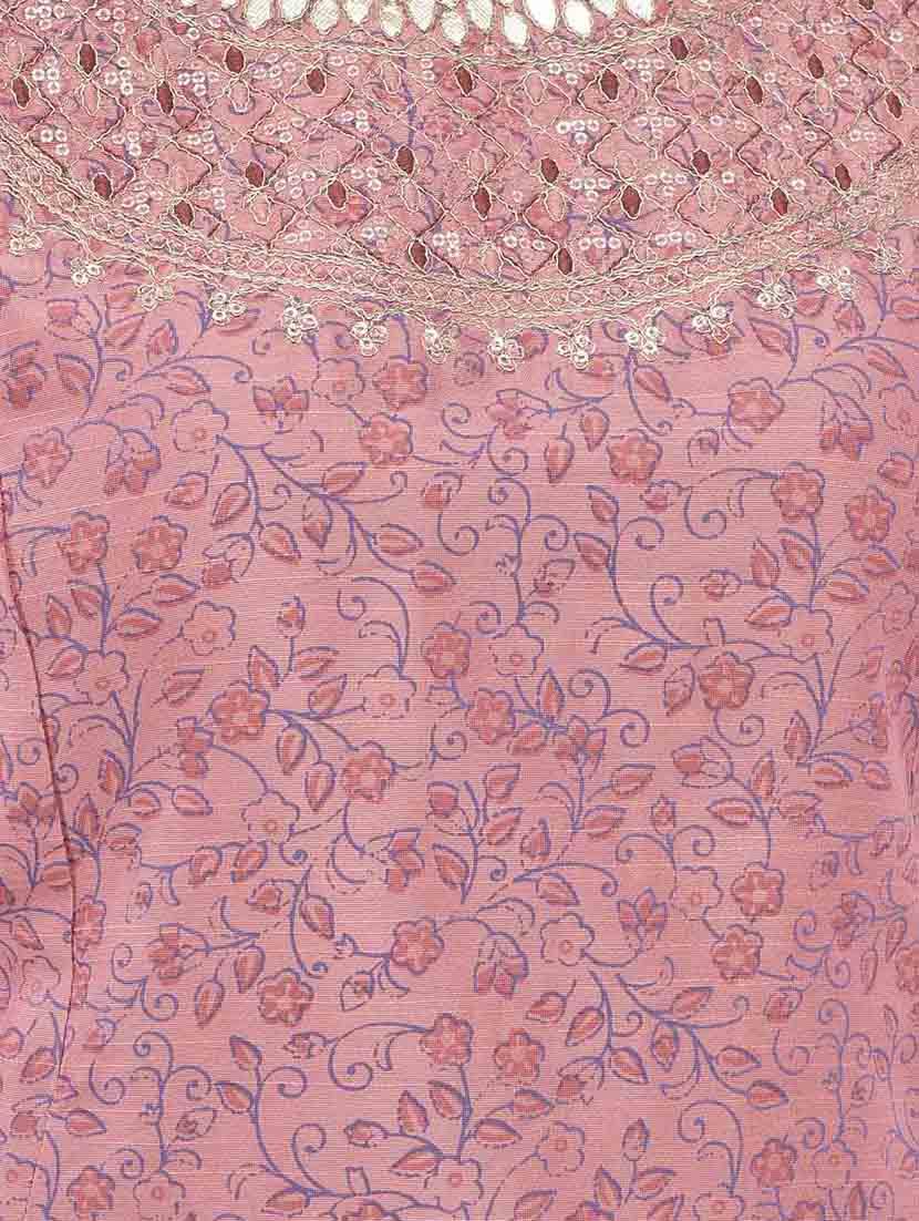 women three quarter sleeve a-line kurta - 21365285 - Standard Image - 5