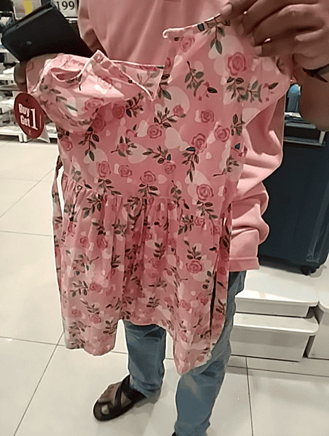 pink cotton frock - 21366165 - Zoom Image - 0