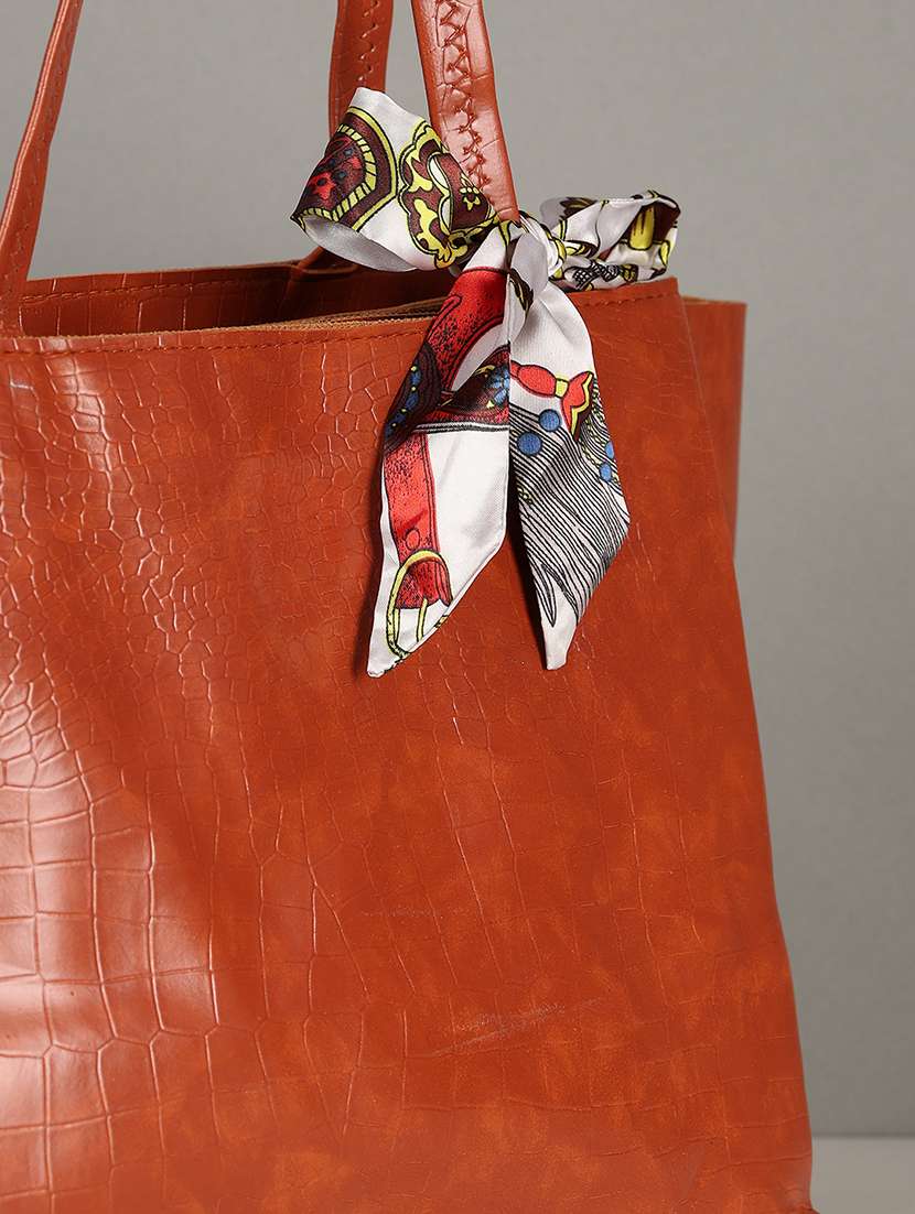 women solids leatherette handbags - 21366359 - Standard Image - 5