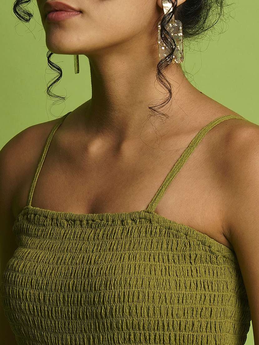 women green polyester full leg jumpsuit - 21366510 -  Standard Image - 5