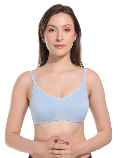 light blue cotton tshirt bra - 21367132 - Standard Image - 0