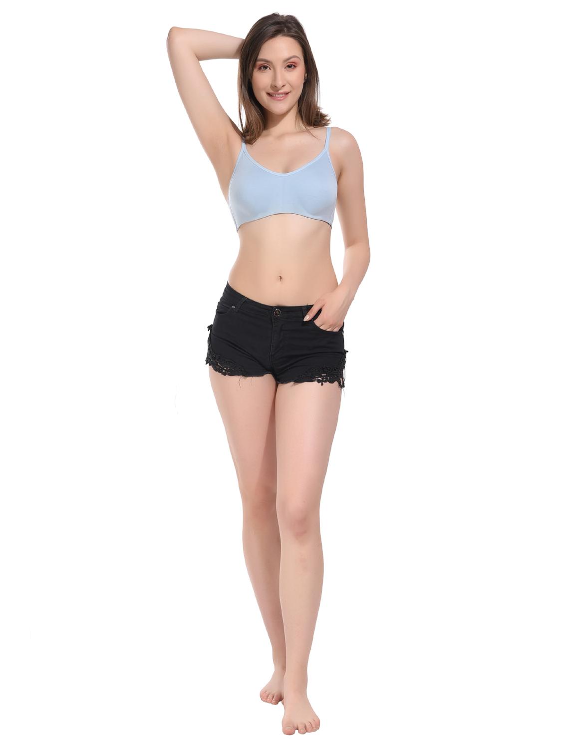 light blue cotton tshirt bra - 21367132 - Standard Image - 3
