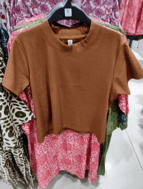 assorted rib tshirt - 21368342 - Zoom Image - 0