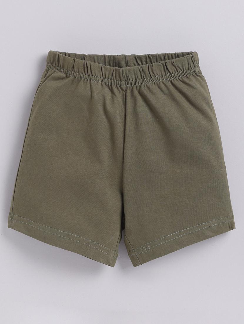 boys round neck printed shorts set - 21368446 - Standard Image - 3