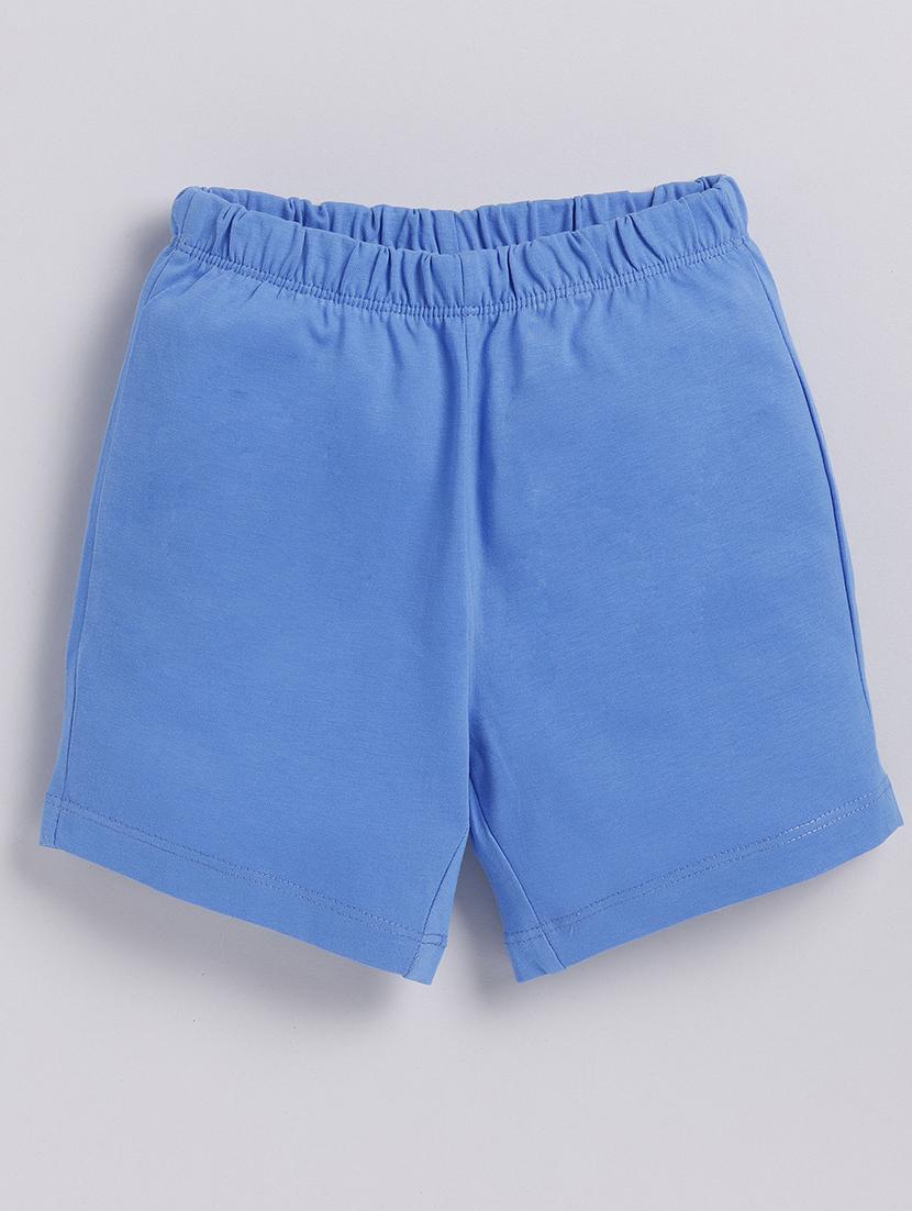boys round neck printed shorts set - 21368449 - Standard Image - 3