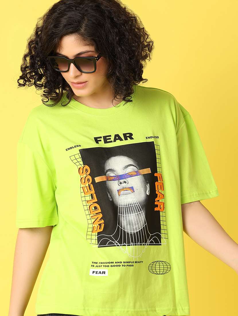 Women Printed Oversized T-shirt - 21369044 -  Standard Image - 3