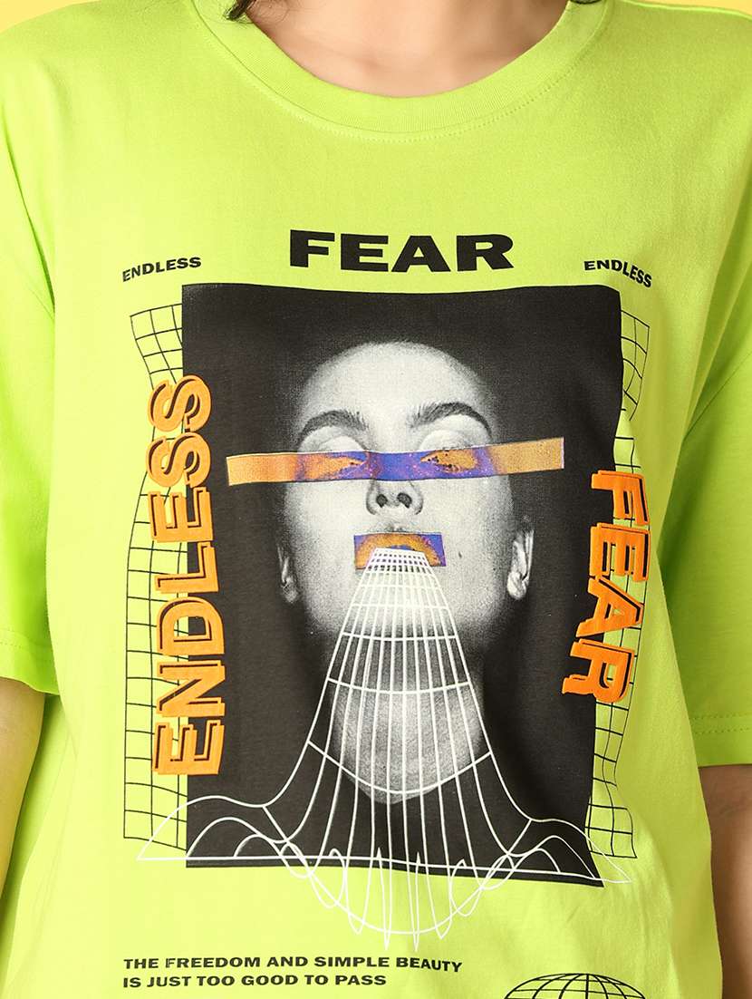 Women Printed Oversized T-shirt - 21369044 -  Standard Image - 5