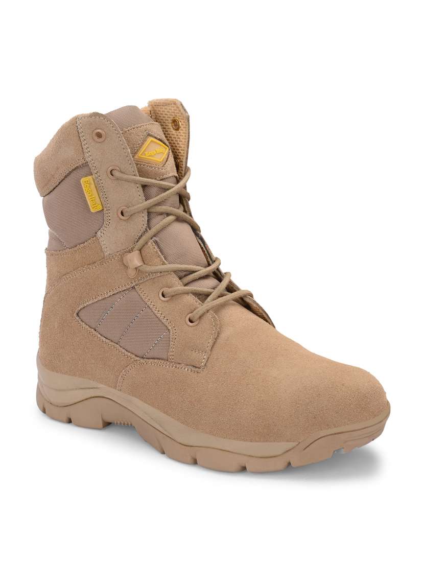beige hiking boots