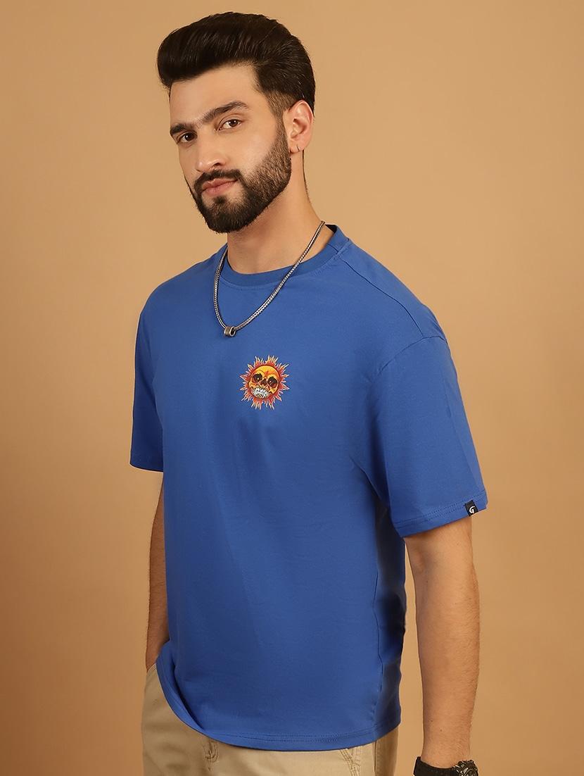 men round neck back print t-shirt - 21369596 - Standard Image - 3