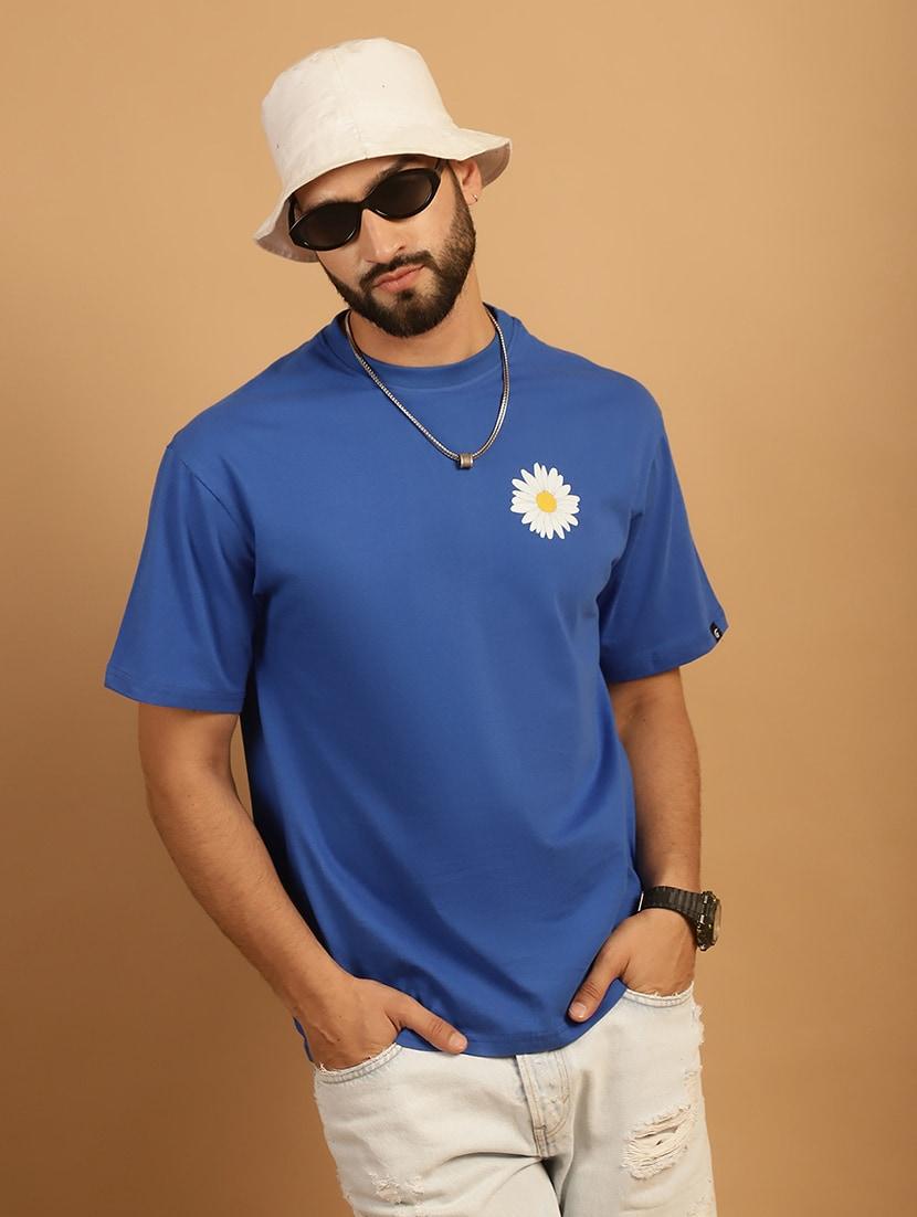 men round neck back print t-shirt - 21369597 - Standard Image - 3
