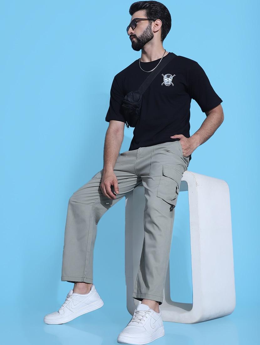 men round neck back print t-shirt - 21369604 - Standard Image - 3