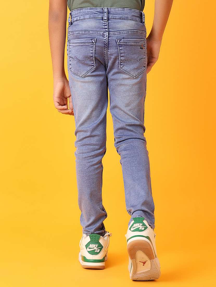 boys light blue plain jean - 21369670 -  Standard Image - 3