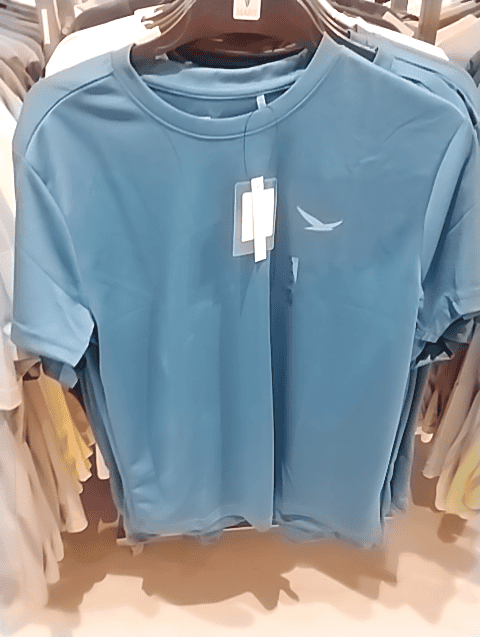 teal polyester tshirt - 21369699 -  Zoom Image - 0