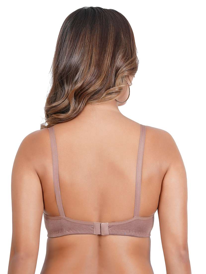 women pack of 2 solid regular bra - 21369919 -  Standard Image - 3