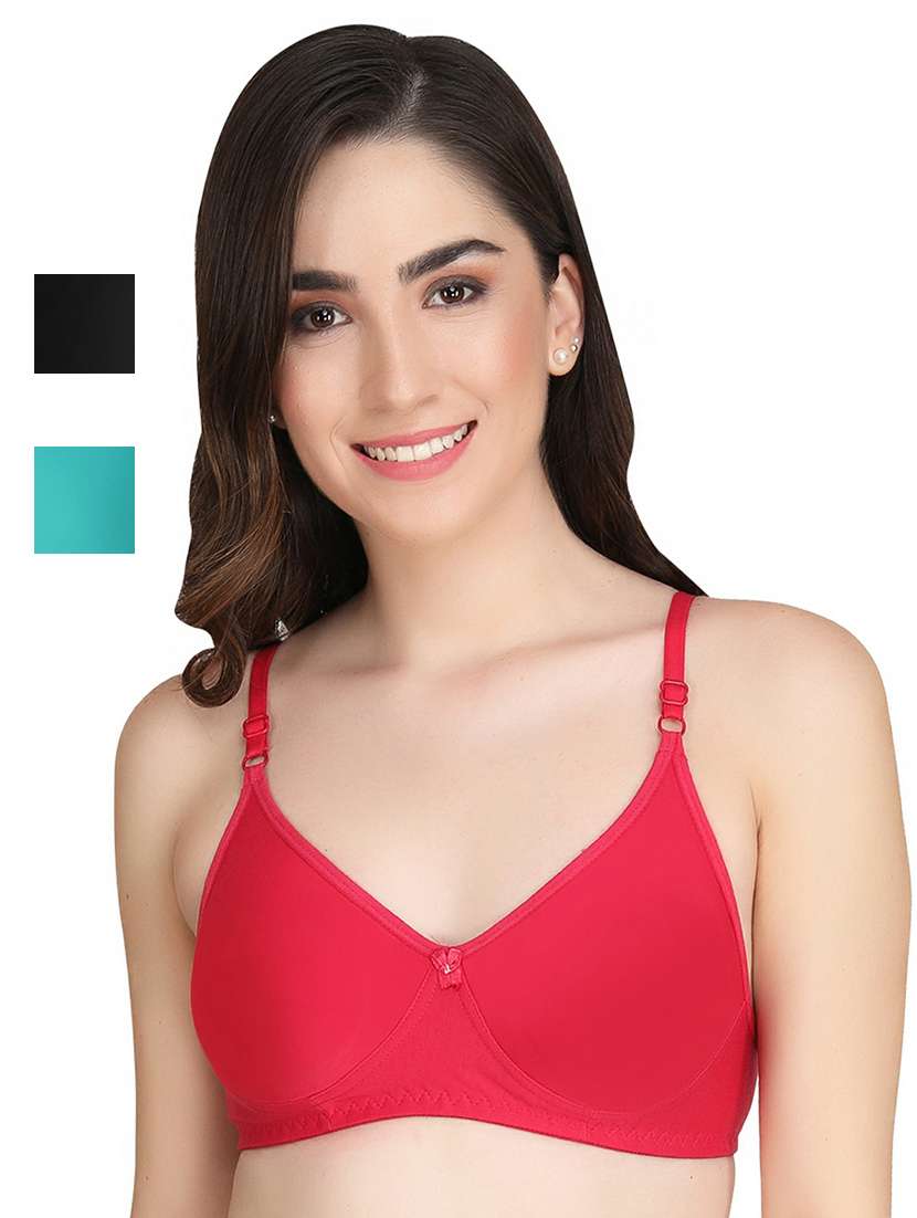 women's pack of 3 bra combo
