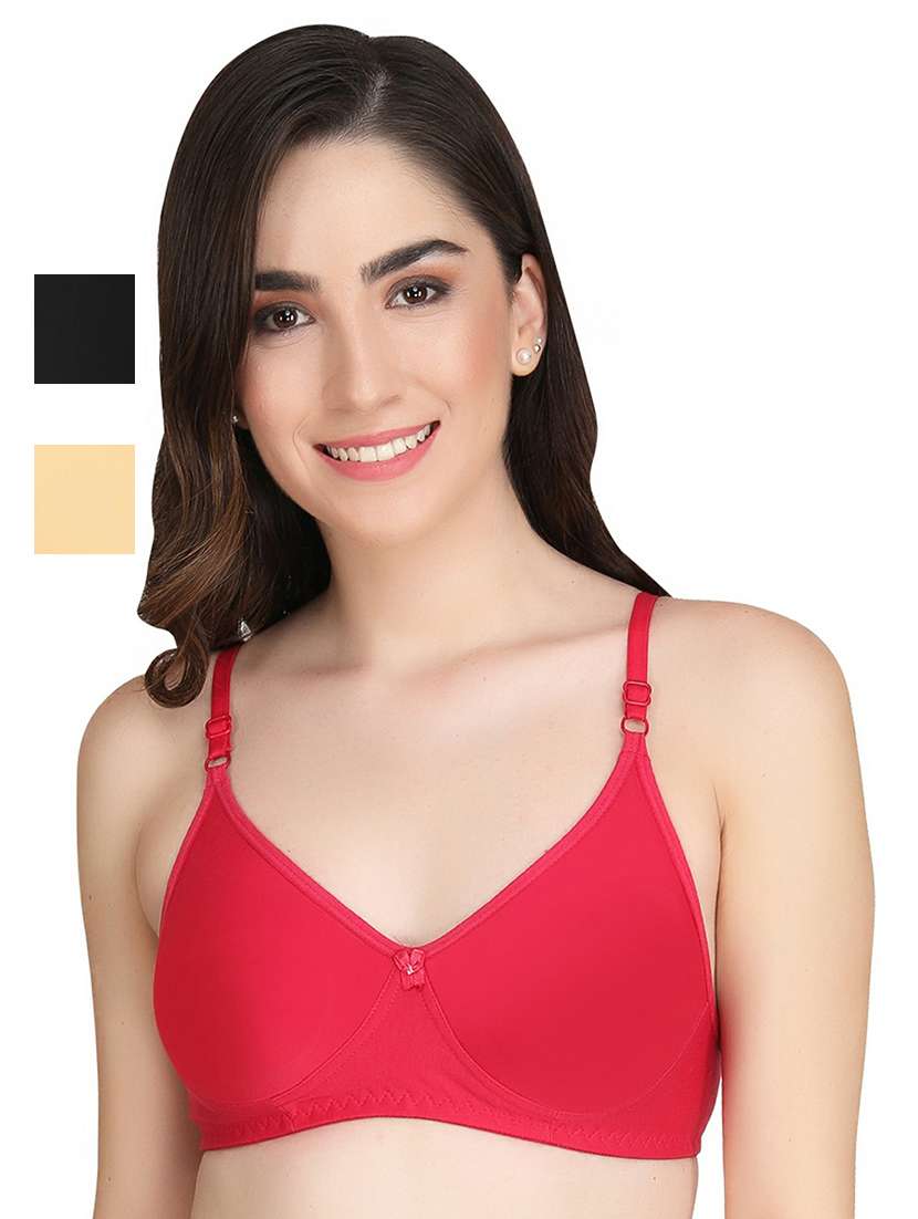 women's pack of 3 bra combo