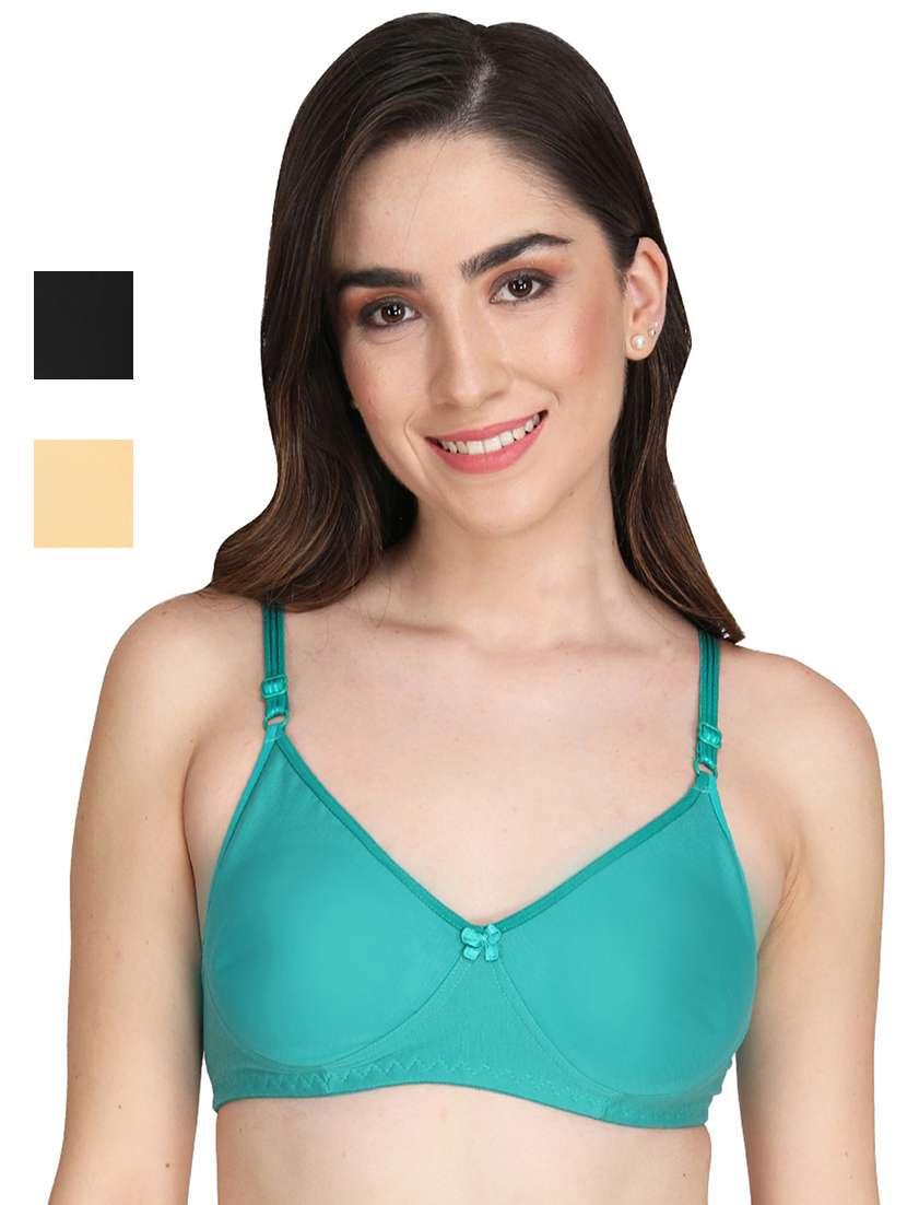 women's pack of 3 bra combo