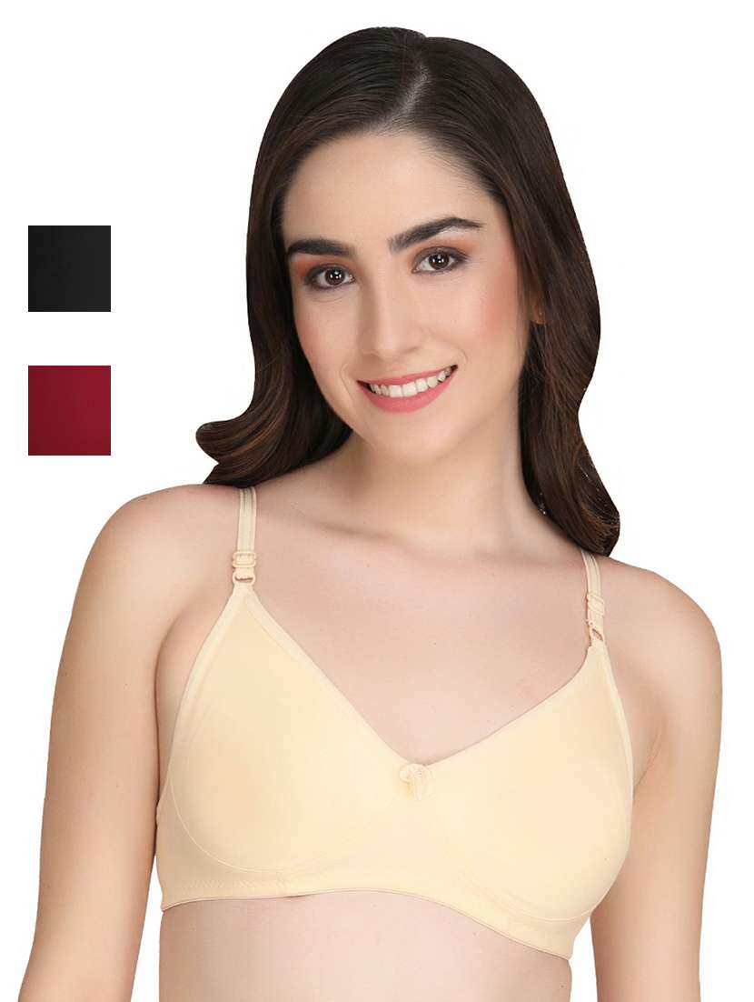 women's pack of 3 bra combo - 21369941 - Zoom Image - 0
