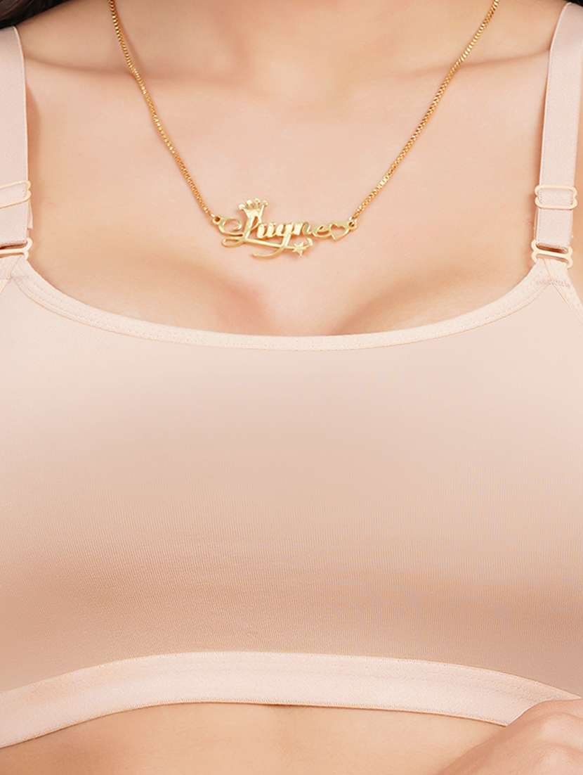 women solid sports bra - 21369990 -  Standard Image - 3