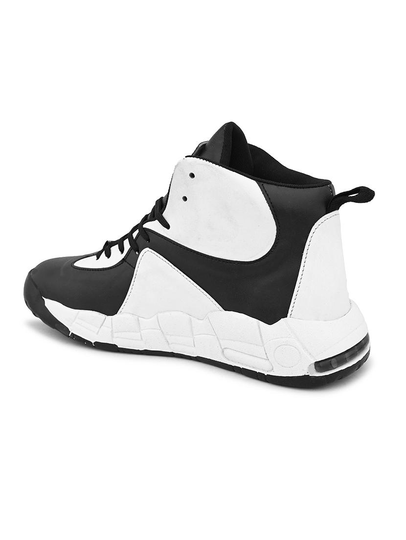 black synthetic lace up shoes - 21370054 - Standard Image - 3