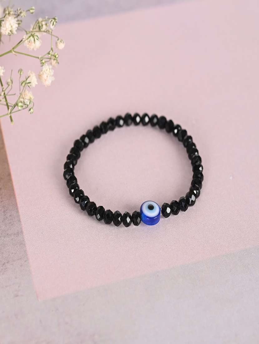 black evil eye rakhi set