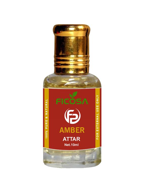 ficosa amber attar 0% alcohol with floral fragrance (10ml) - 21370654 - Zoom Image - 0