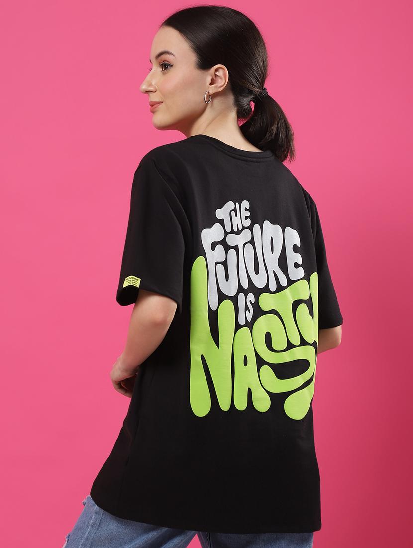 women back print oversized t-shirt - 21370902 - Standard Image - 3