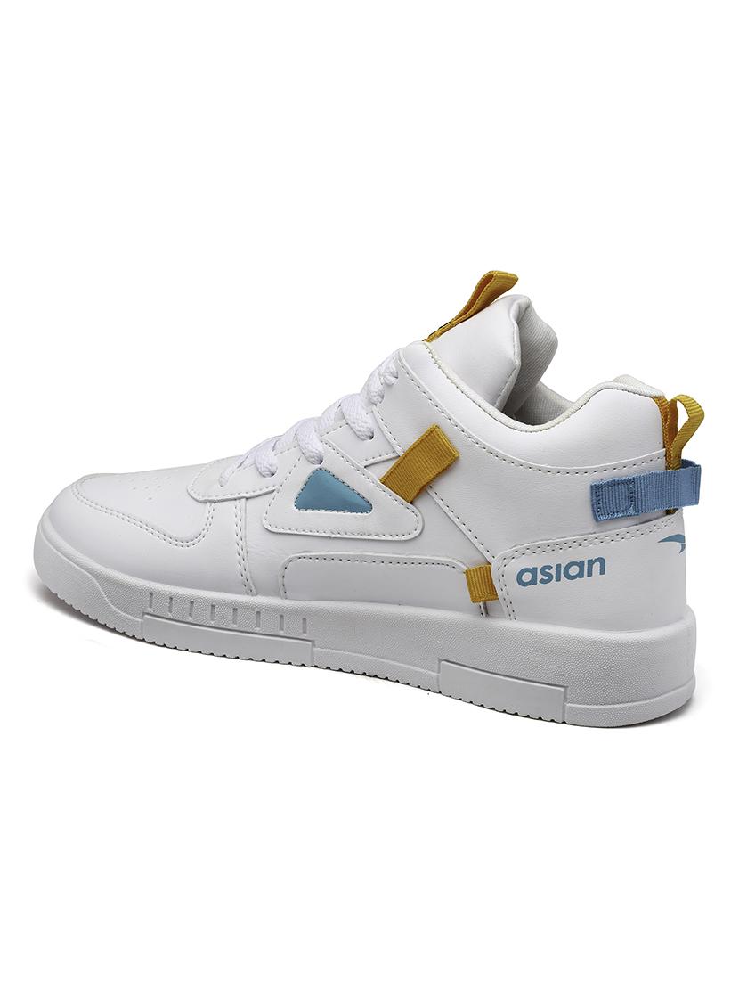 men white lace up sneaker - 21371396 - Standard Image - 3