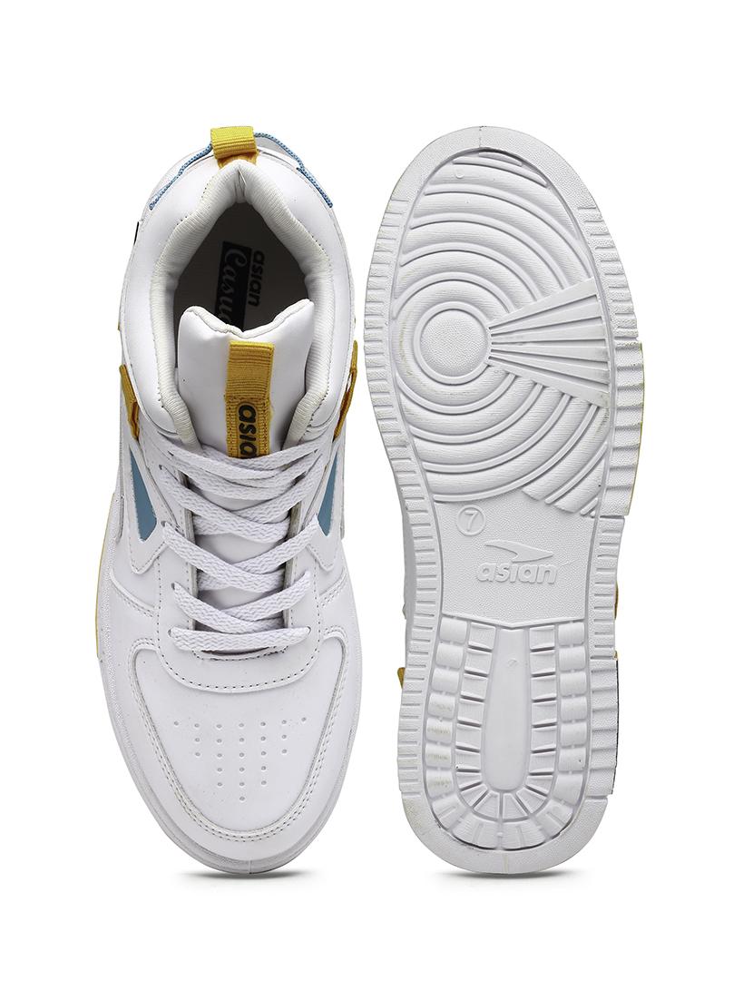 men white lace up sneaker - 21371396 - Standard Image - 5