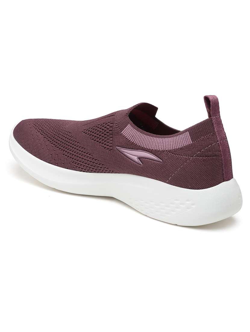 men purple solid sports shoe - 21371400 -  Standard Image - 3