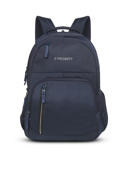 navy blue polyester backpack - 21371677 -  Standard Image - 0