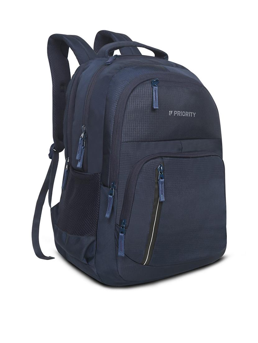 navy blue polyester backpack - 21371677 - Standard Image - 3