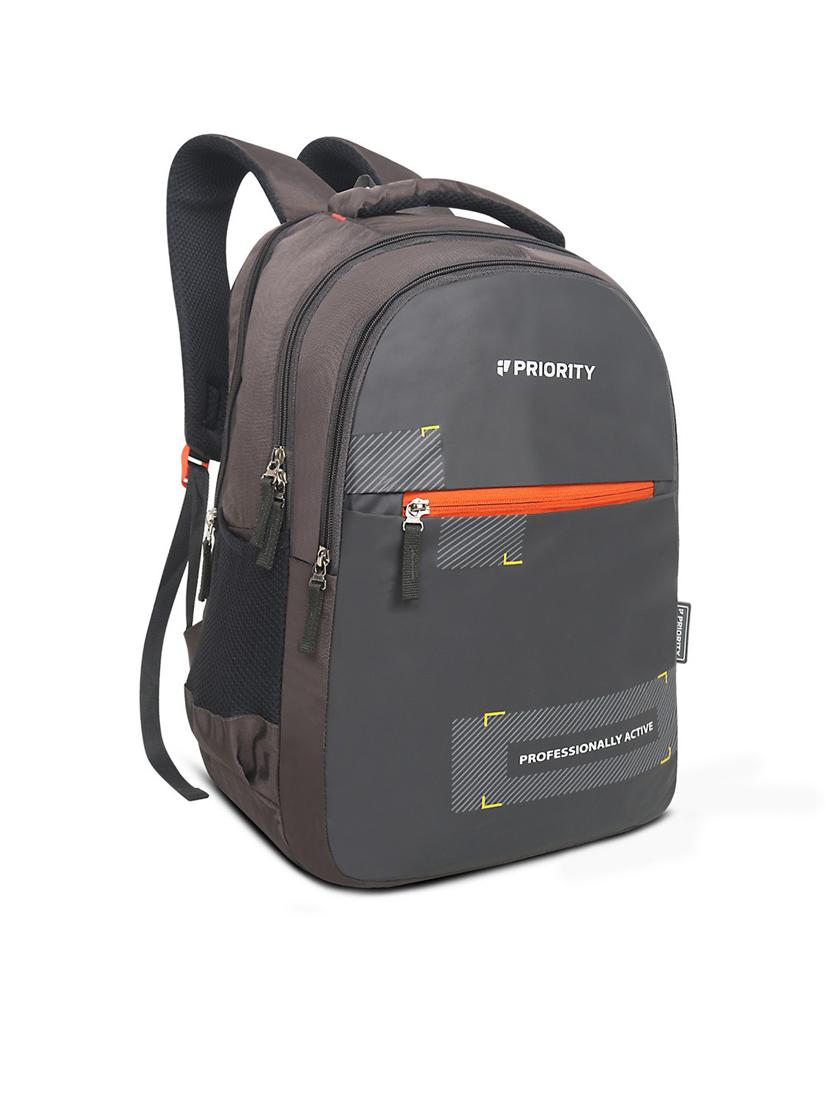 grey polyester backpack - 21371696 - Standard Image - 3