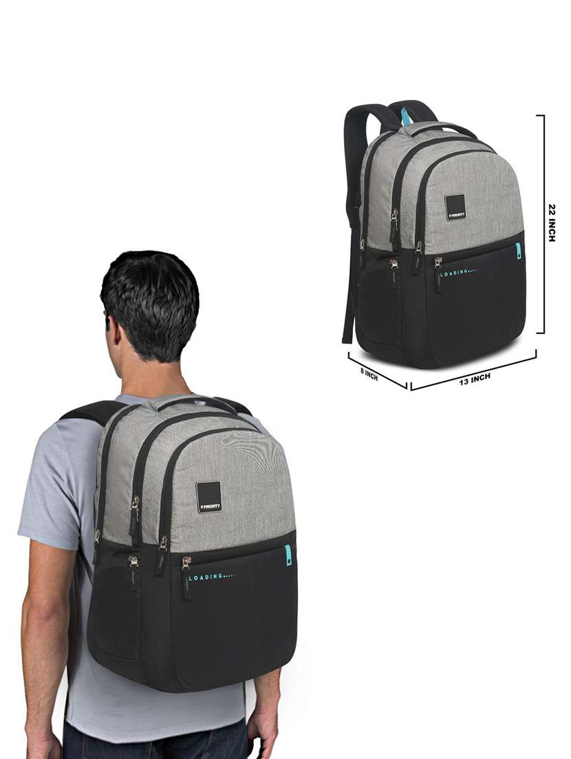 black polyester backpack - 21371702 -  Standard Image - 5