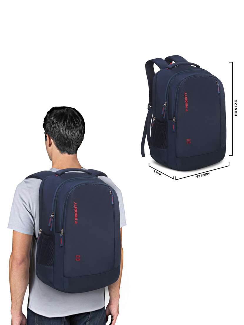 navy blue polyester backpack - 21371704 -  Standard Image - 5