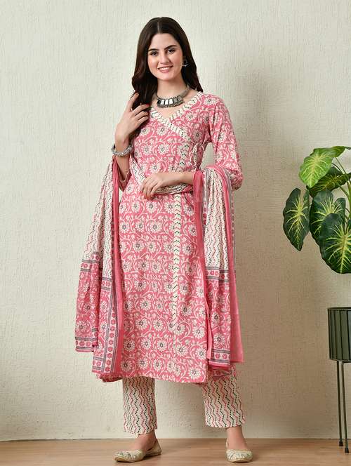 women three quarter sleeve suit set - 21371740 - Standard Image - 0