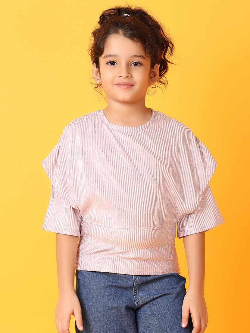 gilrs solid short sleeves top - 21371962 -  Zoom Image - 0