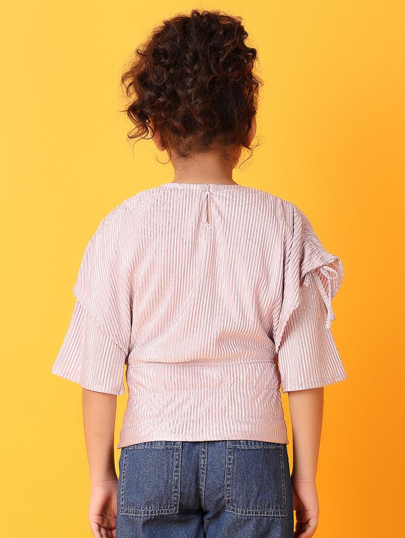 gilrs solid short sleeves top - 21371962 - Standard Image - 3