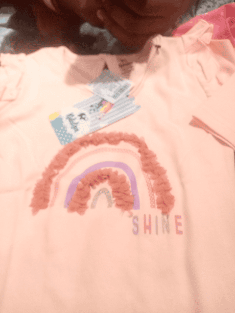 peach cotton interlock tshirt - 21371986 -  Standard Image - 0
