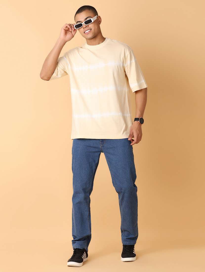 men printed oversized short sleeves t-shirt - 21371988 -  Standard Image - 3