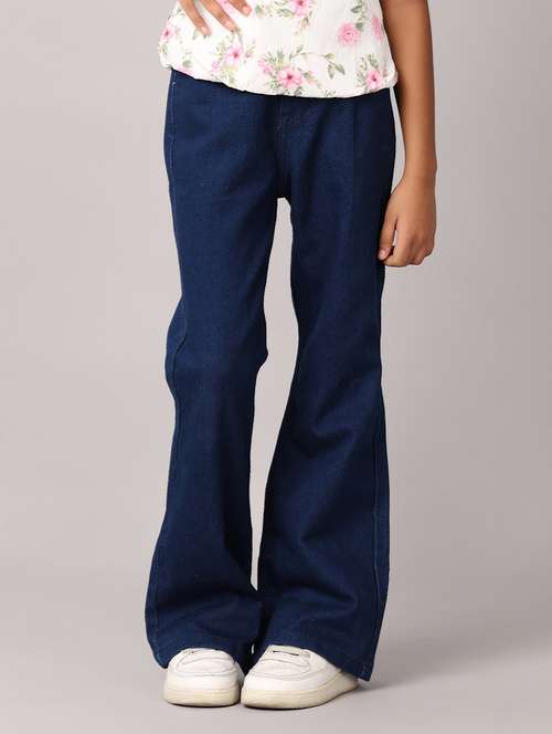 girls solid bootcut jeans - 21371991 - Standard Image - 0
