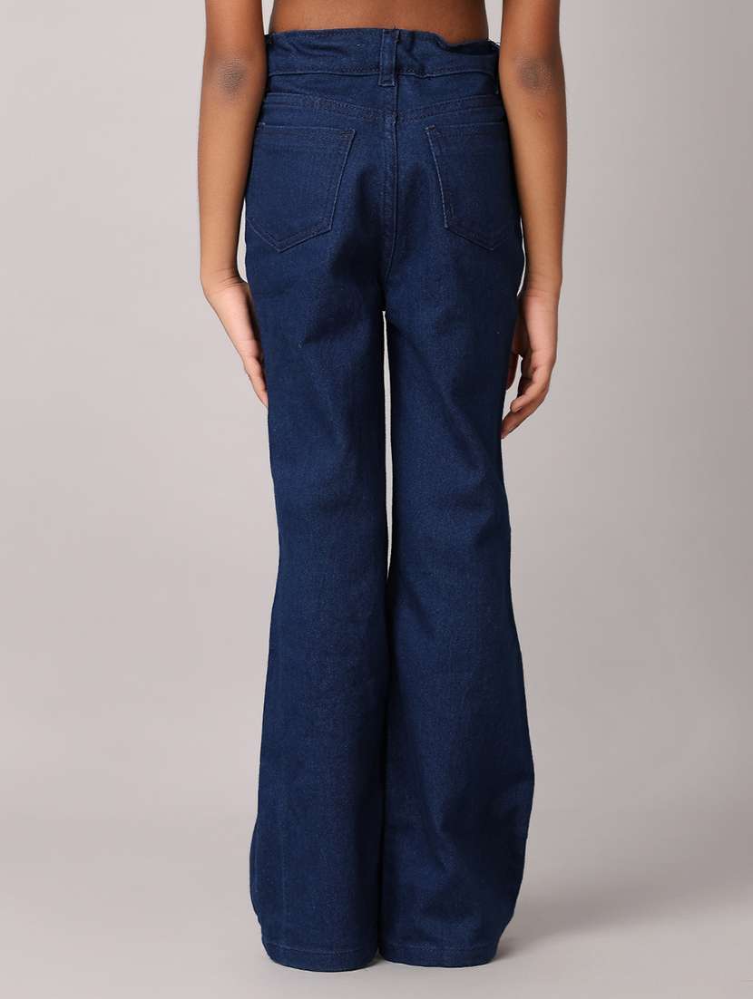 girls solid bootcut jeans - 21371991 - Standard Image - 3