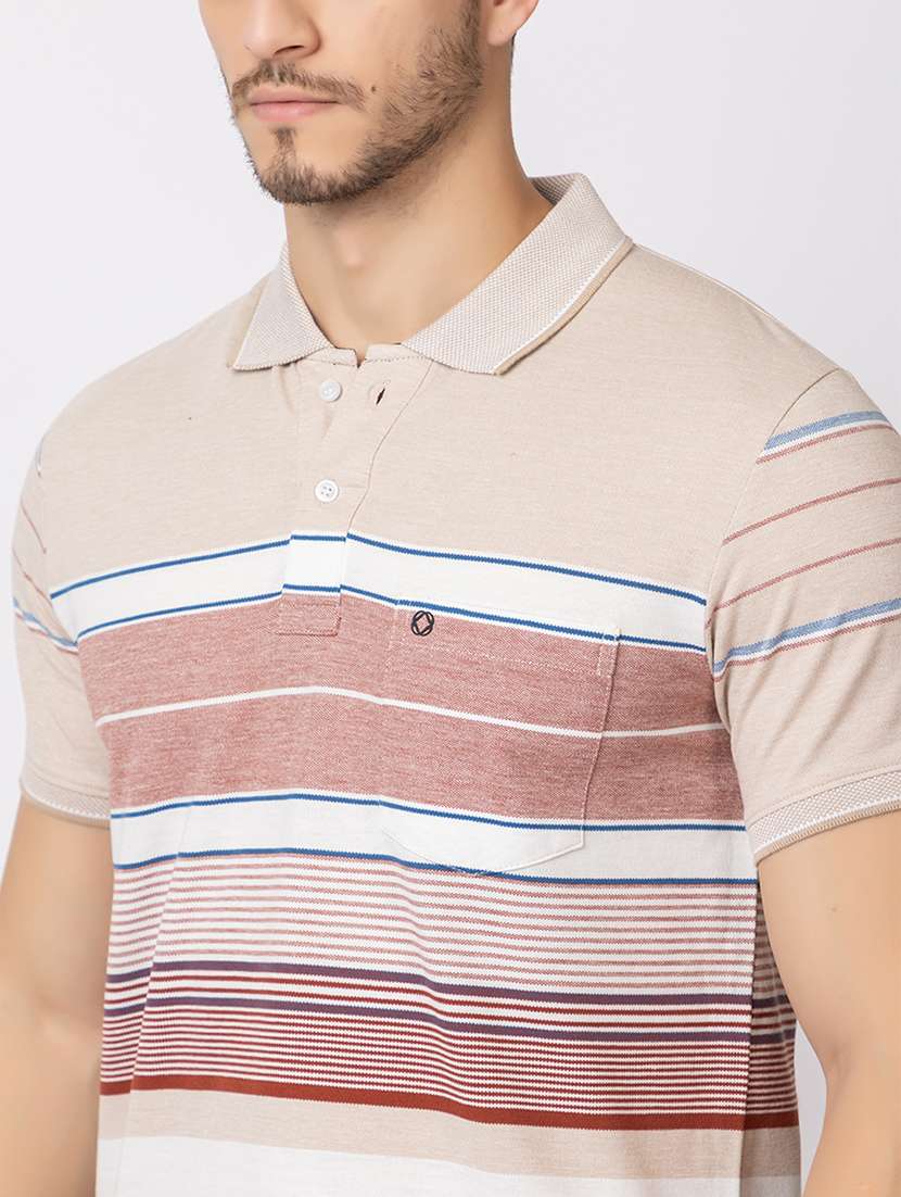 men short sleeves polo neck t-shirt - 21372313 - Standard Image - 5