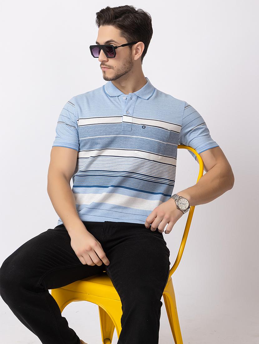 men short sleeves polo neck t-shirt - 21372315 - Standard Image - 3
