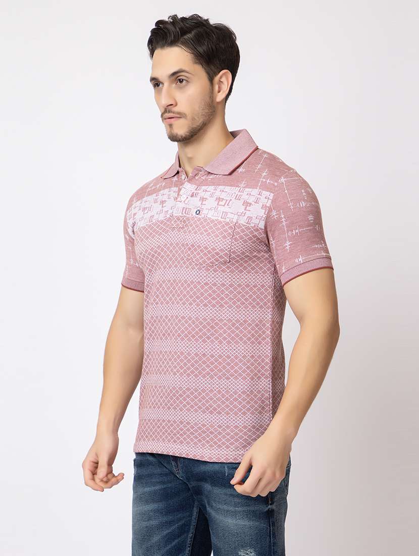 men short sleeves polo neck t-shirt - 21372317 - Zoom Image - 0