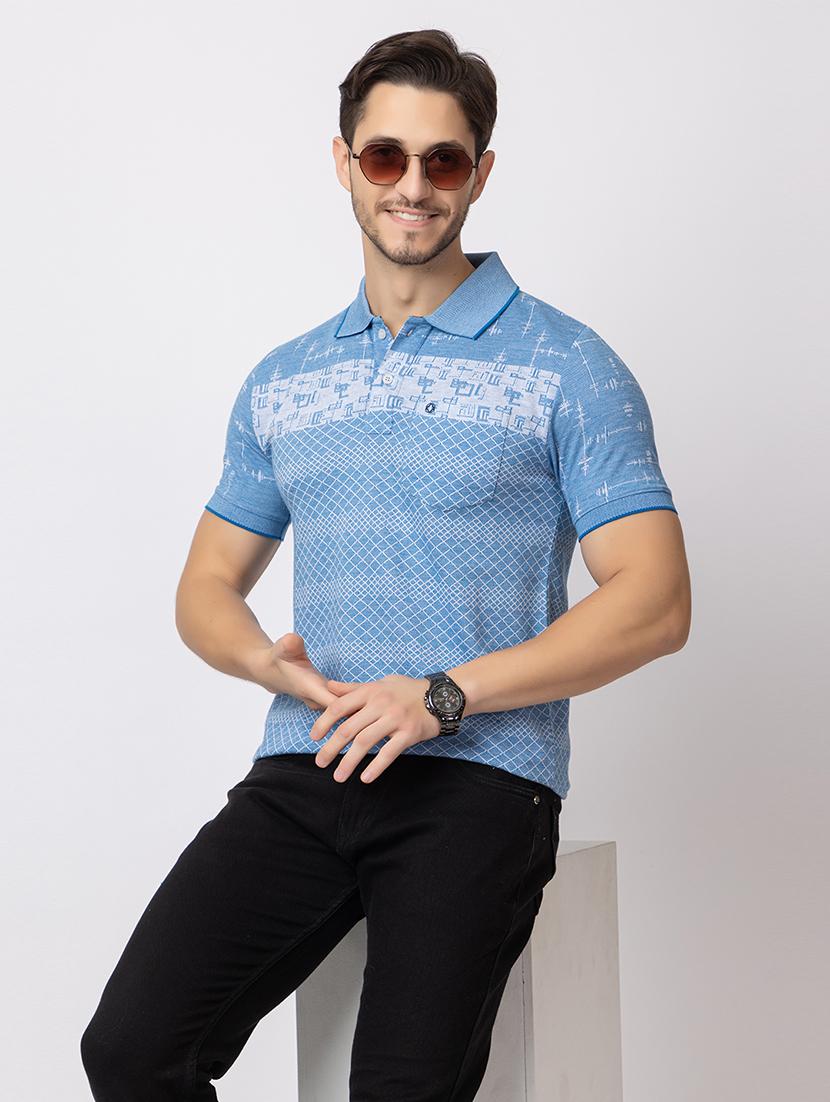 men short sleeves polo neck t-shirt - 21372318 - Standard Image - 3